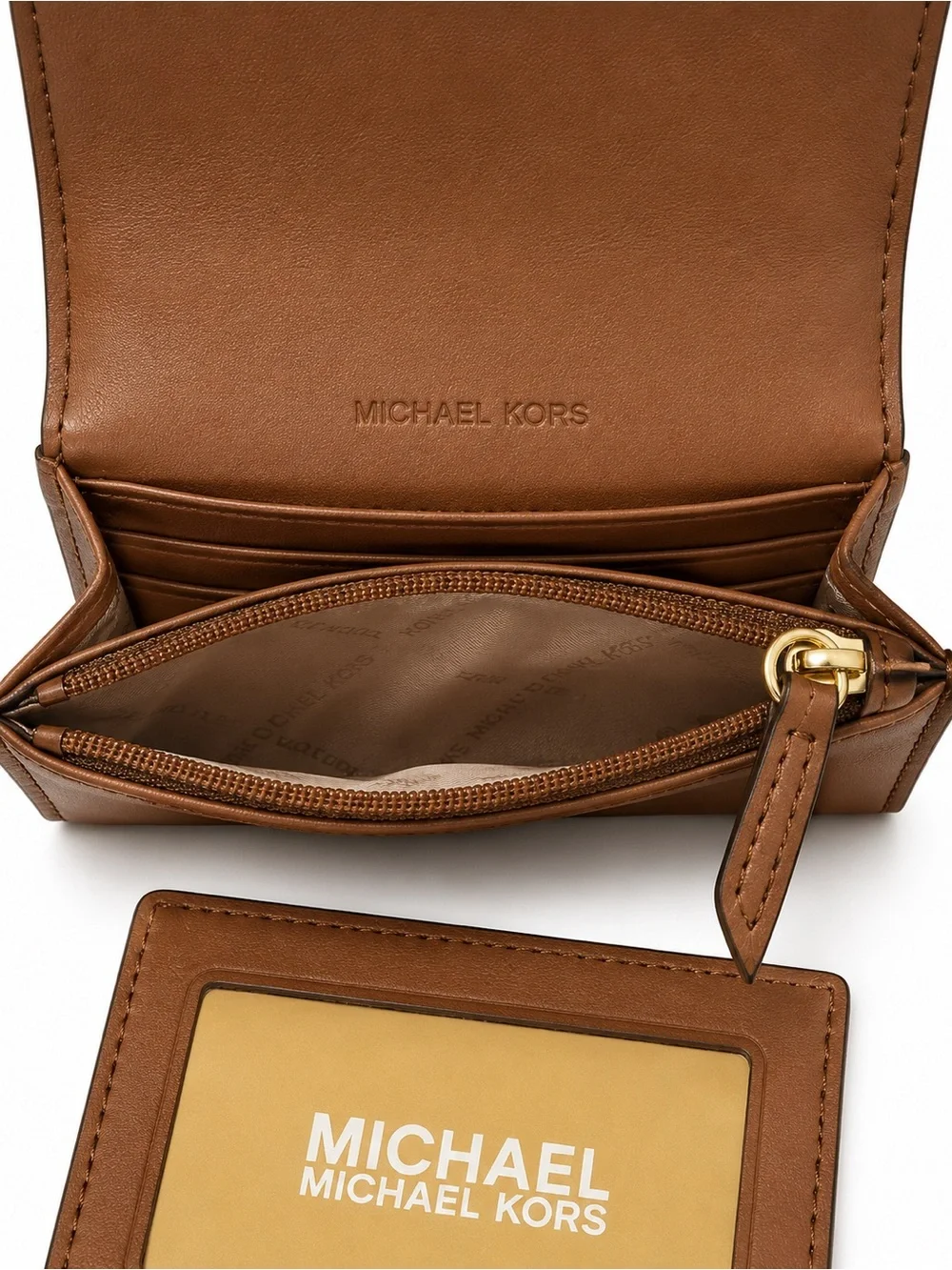 Michael Kors Jet Set Travel Medium Trifold Wallet with Removable Card Holder
